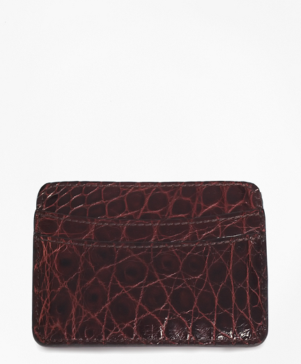 brooks brothers alligator wallet