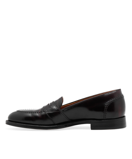 Men's Cordovan Leather Low Vamp Loafers | Brooks Brothers