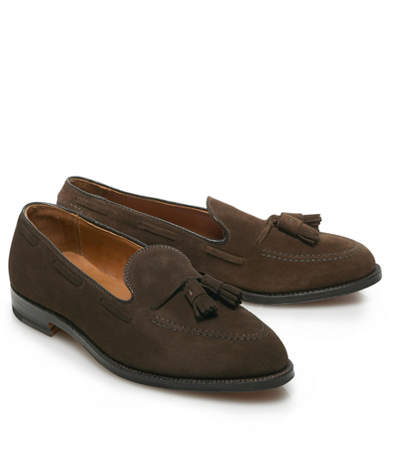 Men's Brown Suede Tassel Shoes | Brooks Brothers