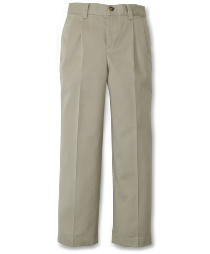 Boy's Pleat-front Non-Iron Chinos