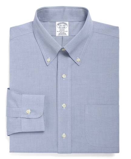 Men's Non-Iron Slim Fit Button-Down Collar Dress Shirt | Brooks Brothers