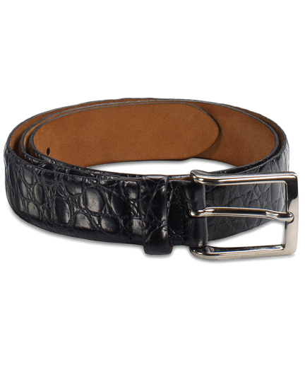 brooks brothers alligator belt