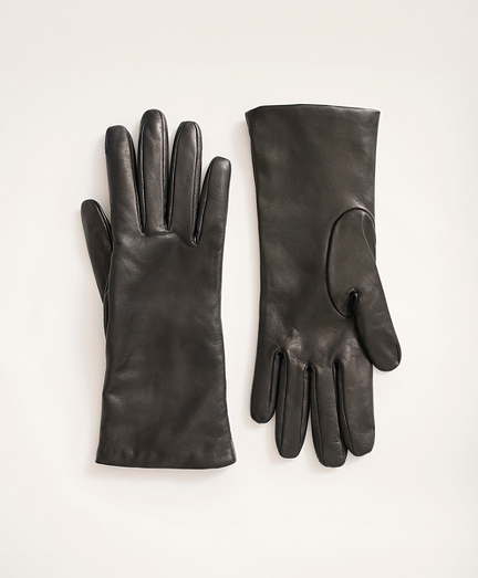 Women's Cashmere Lined Leather Gloves 