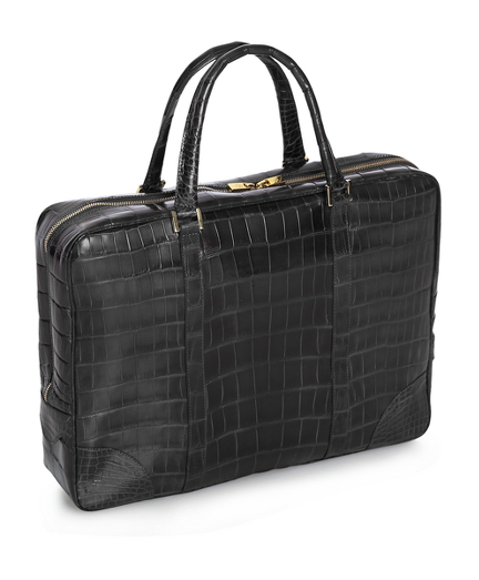 alligator briefcase