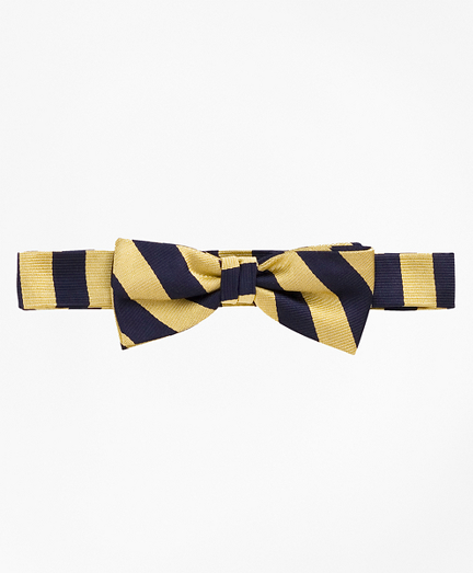 Boys Guard Striped Bow Tie