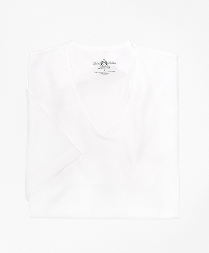 brooks brothers v neck t shirts