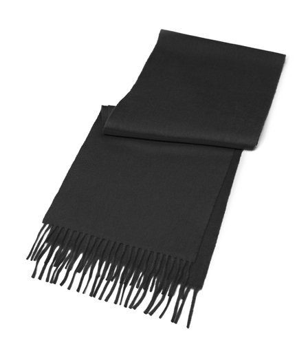 black and white cashmere scarf