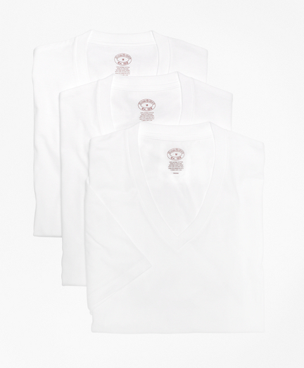 Supima® Cotton V-Neck Undershirt - Three Pack