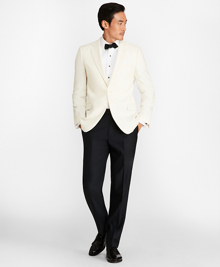 Men's Fitzgerald Fit White Dinner Jacket | Brooks Brothers