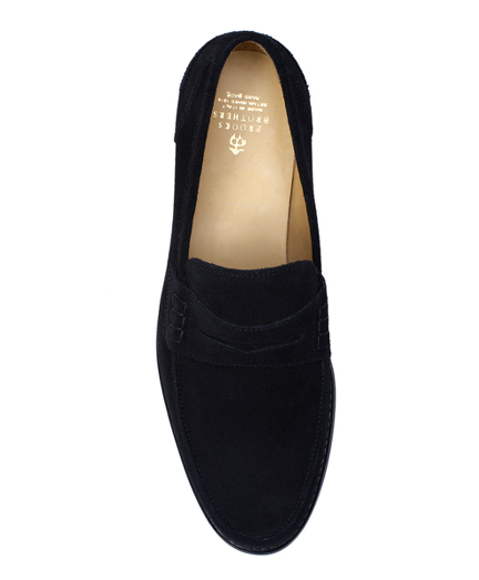 brooks brothers suede loafers