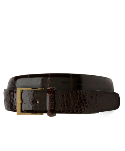 brooks brothers alligator belt