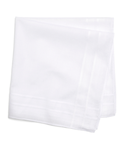 Men's Pure Cotton White Handkerchiefs 