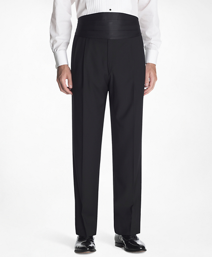 Pleat-Front Tuxedo Pants 