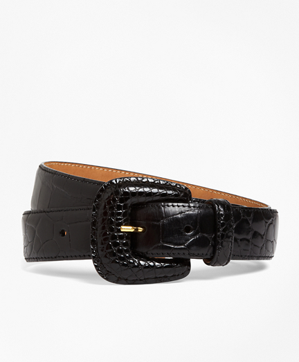 Alligator Leather Belt | Brooks Brothers