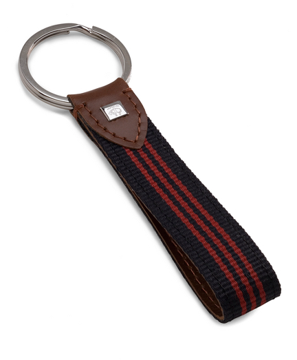 Striped Key Chain Brooks Brothers