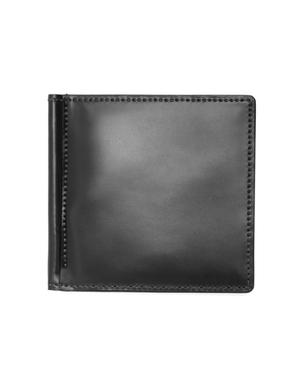 Men's Cordovan Wallet with Money Clip Brooks Brothers