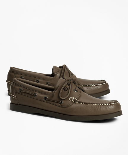 Men's Leather Tru-Moc Boat Shoes 