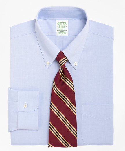 Milano Slim-Fit Dress Shirt, Non-Iron Button-Down Collar