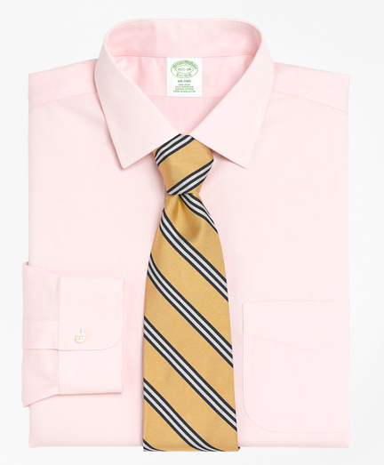 Milano Slim-Fit Dress Shirt, Non-Iron Spread Collar