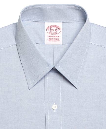 Men's Traditional Fit Forward Point Collar Dress Shirt | Brooks Brothers