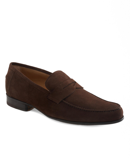 brooks brothers suede loafers