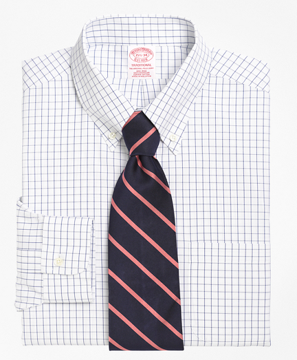 brooks brothers windowpane shirt