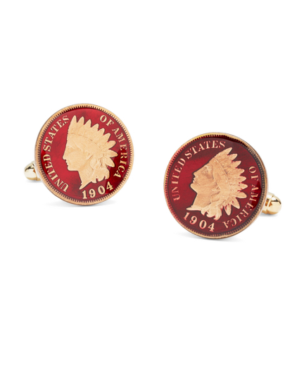 Indian Head Cuff Links Brooks Brothers