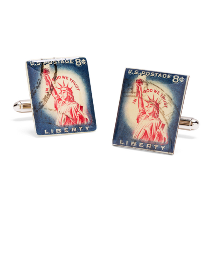 Vintage Liberty Stamp Cuff Links