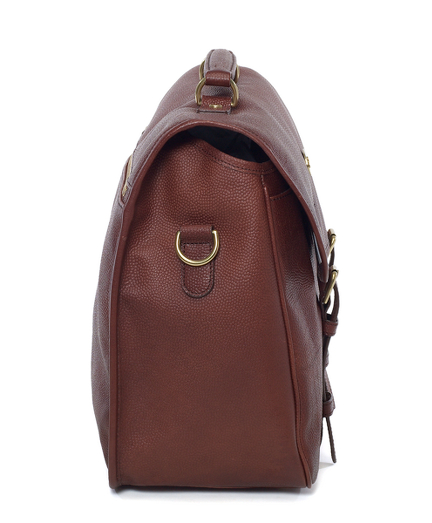 brooks brothers leather briefcase