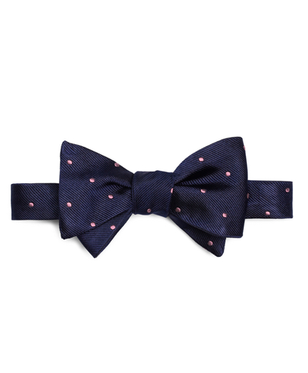 Men's Dotted Silk Bow Tie | Brooks Brothers