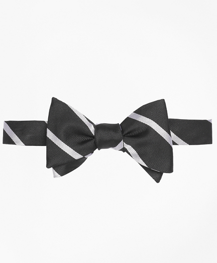 mens black and white bow tie