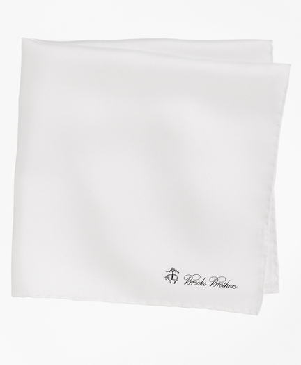 Men's Silk Pocket Square Brooks Brothers