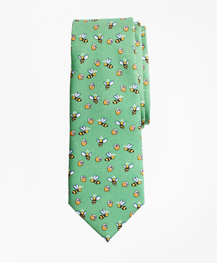 Boys Bee and Honey Print Tie