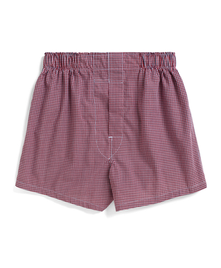 Boys Micro Check Boxers