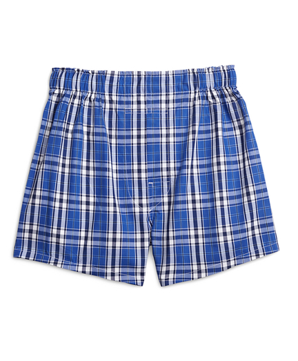 Large Plaid Boxers