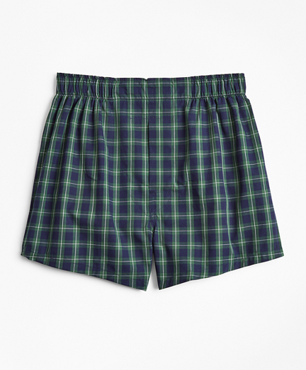 Boys Holiday Plaid Boxers