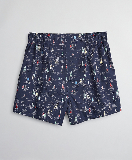 Boys Sailboat Print Boxers