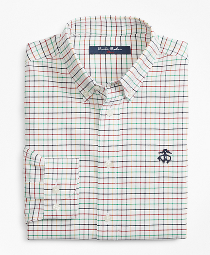 Boys Non-Iron Supima&reg; Cotton Check Sport Shirt