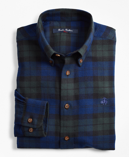 brooks brothers flannel shirt