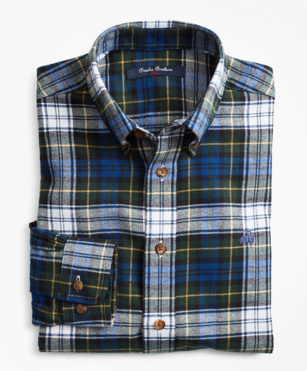 brooks brothers flannel shirt