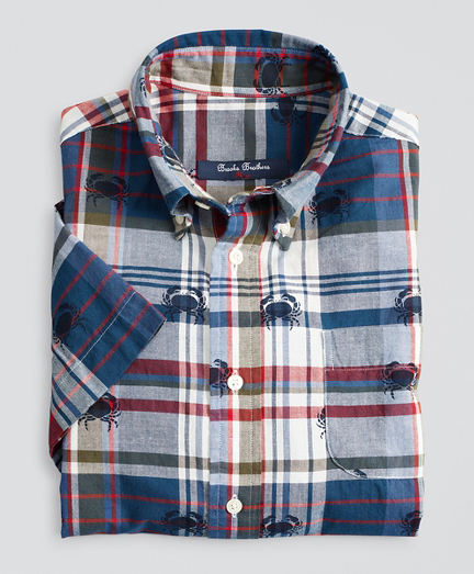 brooks brothers short sleeve shirt