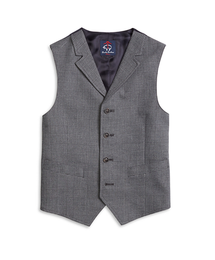 Boys Houndstooth Vest