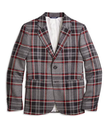 brooks brothers plaid suit