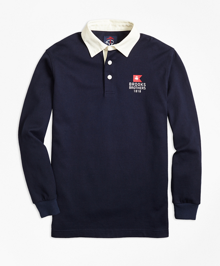 Boys Nautical Flag Rugby Shirt