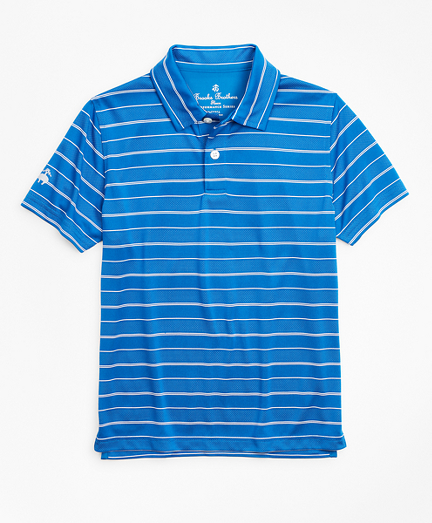 Boys Performance Series Stripe Polo Shirt