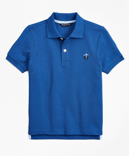 Boys Short-Sleeve Pique Polo Shirt