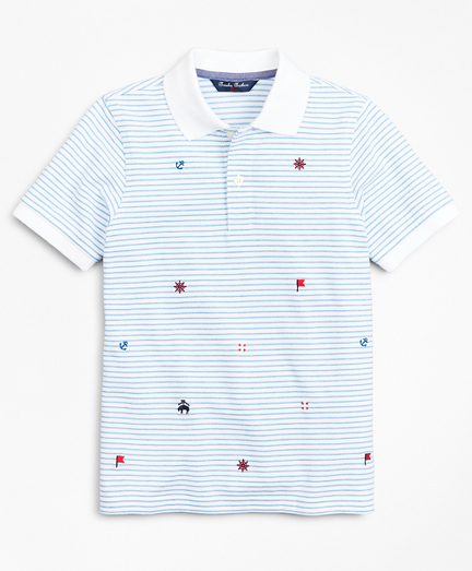 brooks brothers white polo