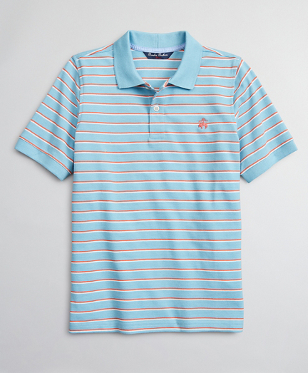 brooks brothers blue polo