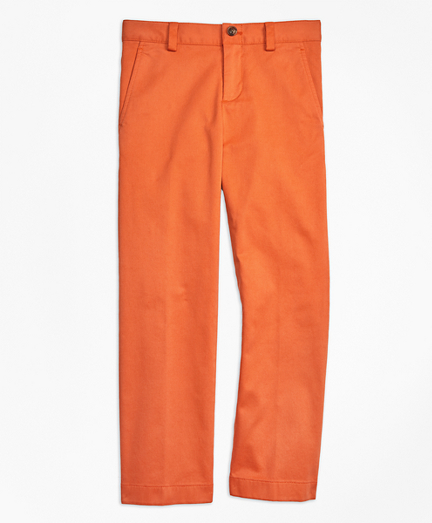 Boys Washed Cotton Stretch Chinos