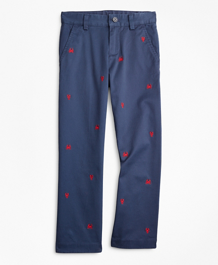 brooks brothers embroidered pants